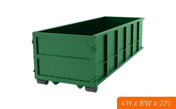 a 20 yard dumpster can typically hold up to 3-4 tons of weight